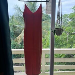 Blanc stretchy, tight, and sexy dress